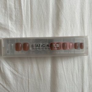 Static Nails Toasted Sugar Square